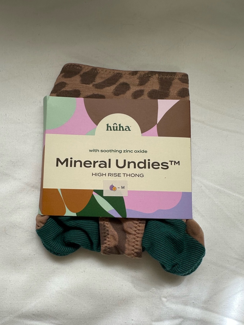 Mineral Undies™ High Rise Thong - Leopard Medium